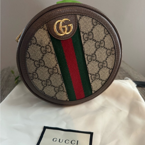 Authentic Gucci Mini Ophidia Round Backpack - Picture 5 of 11